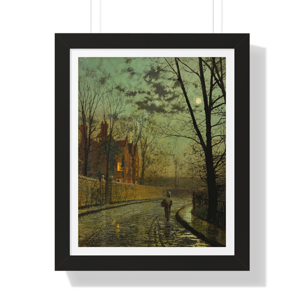 After The Shower by John Atkinson Grimshaw - Framed Print - Zapista