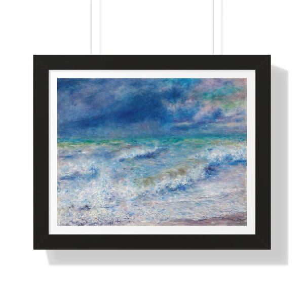 Seascape by Pierre-Auguste Renoir - Framed Print - Zapista