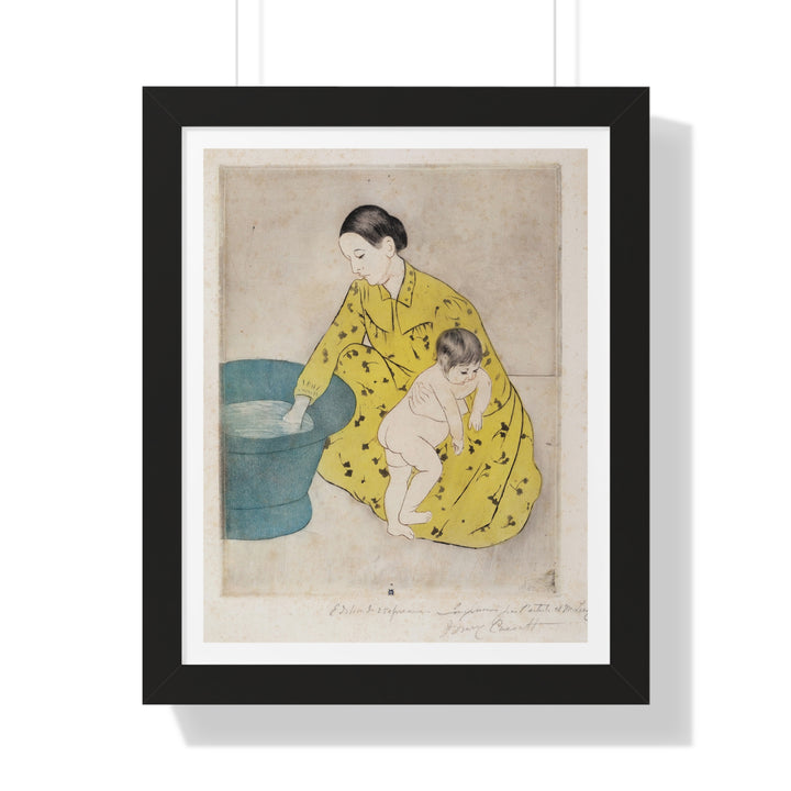 The Bath by Mary Cassatt - Framed Print - Zapista