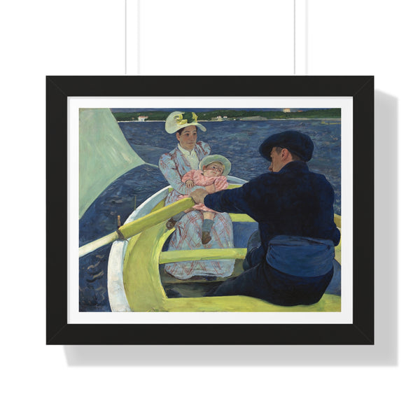 The Boating Party by Mary Cassatt - Framed Print - Zapista