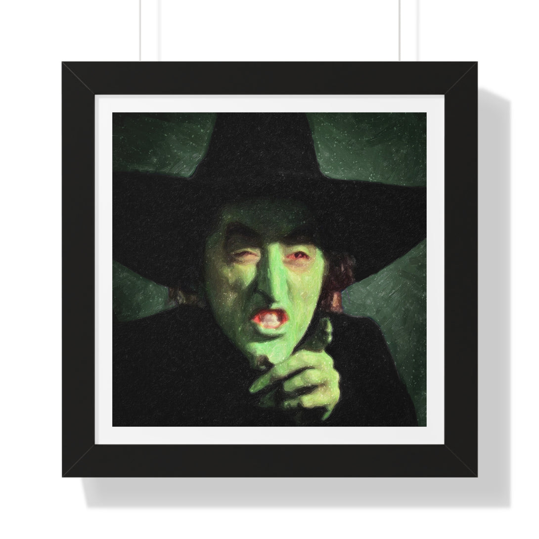 Wicked Witch Of The East - Framed Print - Zapista