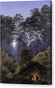 Forest Interior by Moonlight 4 - Canvas Print