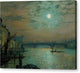 Southwark Bridge by Moonlight 4 - Canvas Print