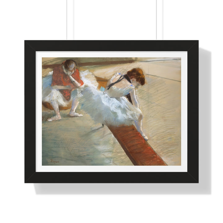 Dancers Resting by Edgar Degas - Framed Print - Zapista