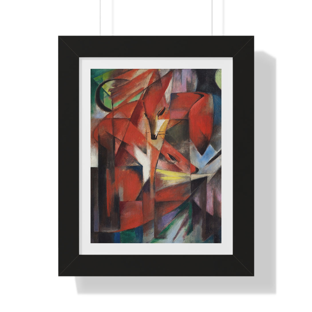 The Foxes by Franz Marc - Framed Print - Zapista