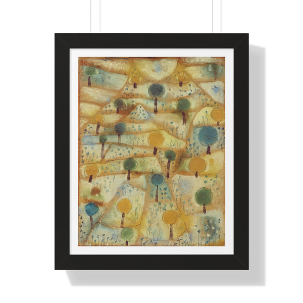 Small Rhythmic Landscape - Framed Print