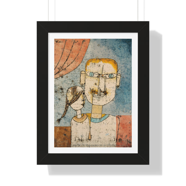 Adam and Little Eve - Framed Print