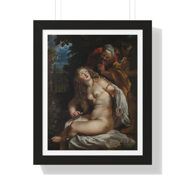 Susanna and The Elders - Framed Print