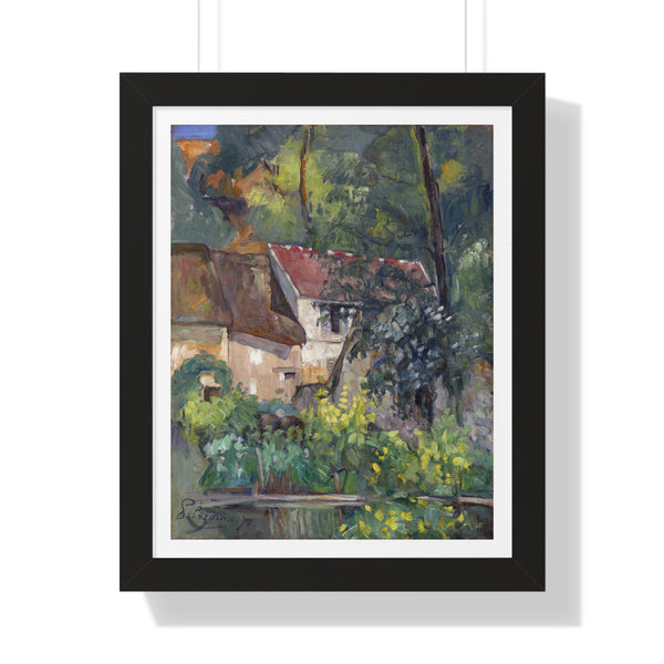 House of Père Lacroix by Paul Cézanne - Framed Print - Zapista