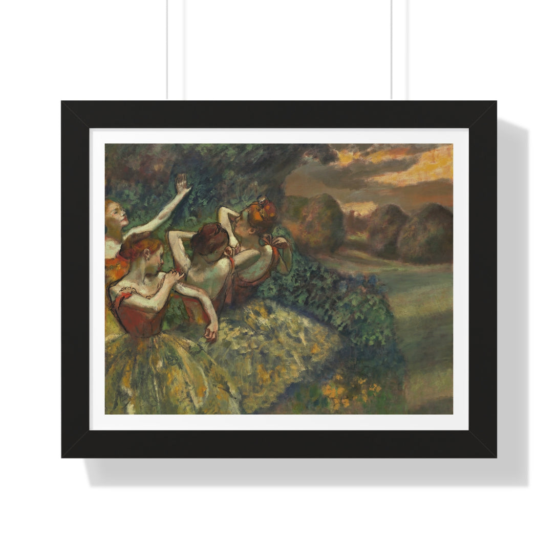 Four Dancers by Edgar Degas - Framed Print - Zapista