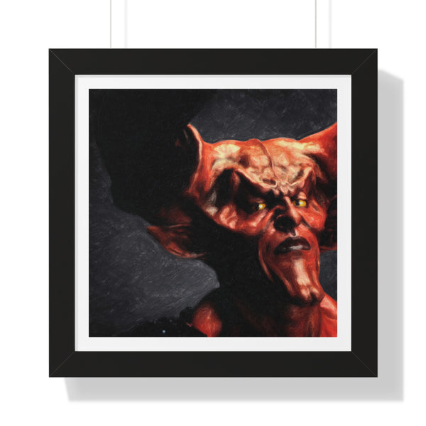 Lord of Darkness - Framed Print - Zapista