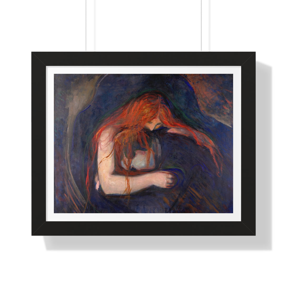 Love and Pain by Edvard Munch - Framed Print - Zapista