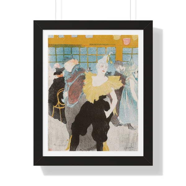 Elles: The Clownesse by Henri de Toulouse–Lautrec - Framed Print - Zapista