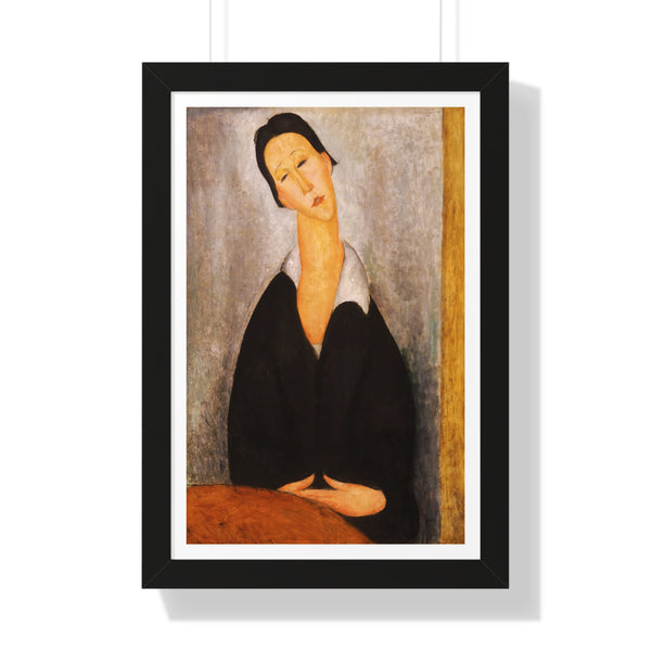 Portrait Of A Polish Woman by Amedeo Modigliani - Framed Print - Zapista