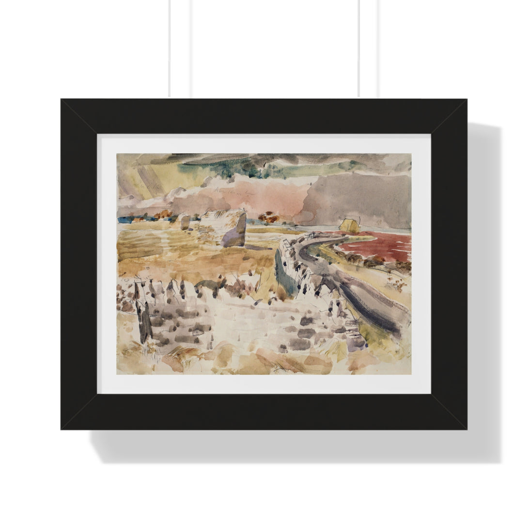 Oxfordshire Landscape by Paul Nash - Framed Print - Zapista