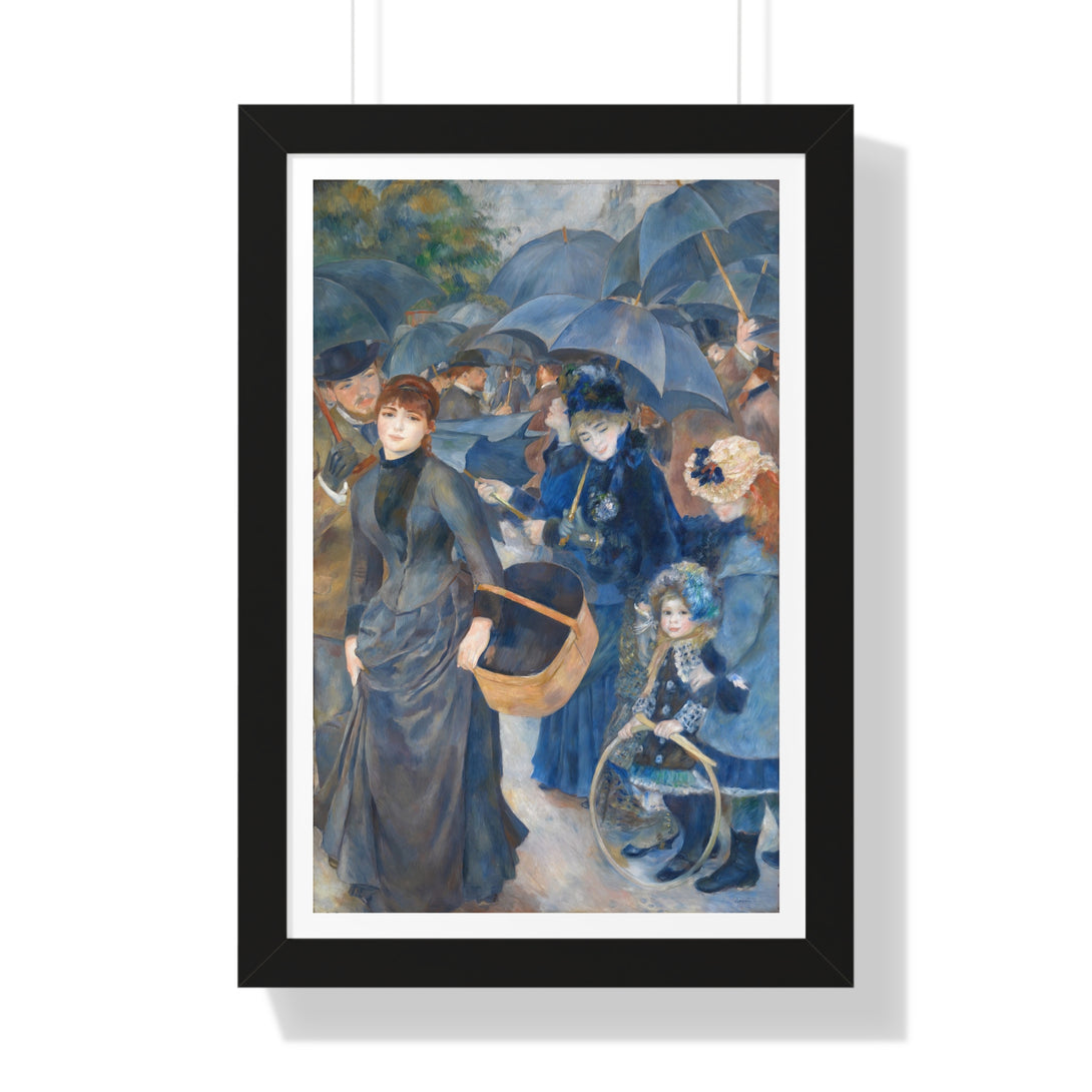 The Umbrellas by Pierre-Auguste Renoir - Framed Print - Zapista