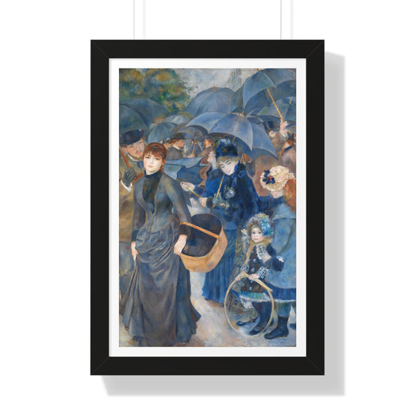 The Umbrellas by Pierre-Auguste Renoir - Framed Print - Zapista