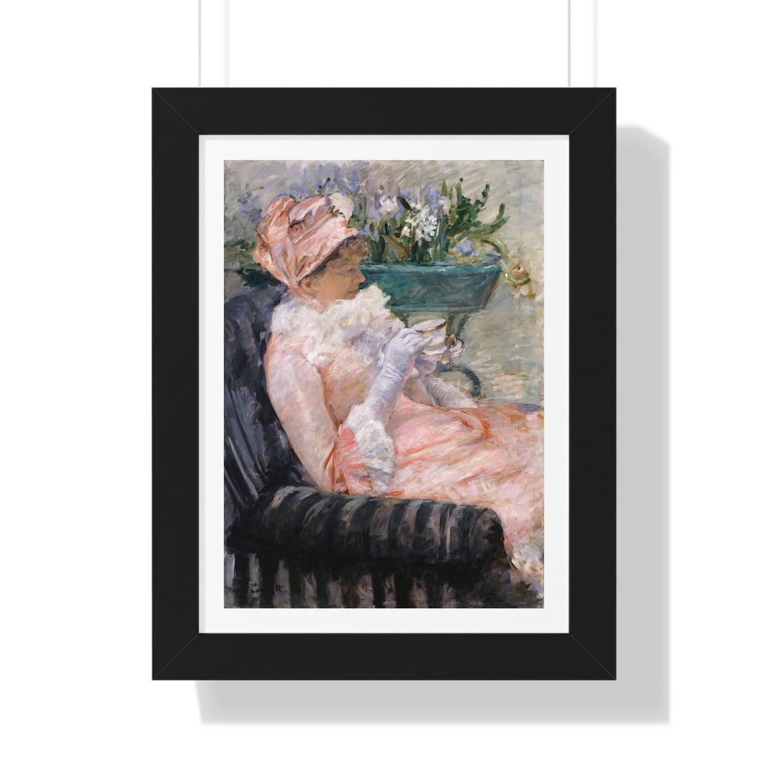 The Cup of Tea by Mary Cassatt - Framed Print - Zapista