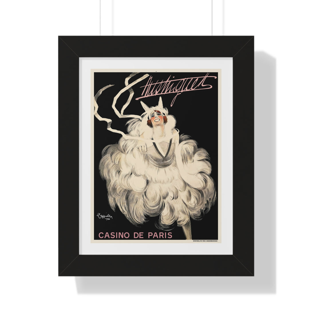 Mistinguett, Casino De Paris by Leonetto Cappiello - Framed Print - Zapista