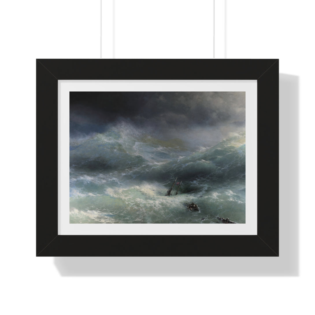 The Wave by Ivan Aivazovsky - Framed Print - Zapista