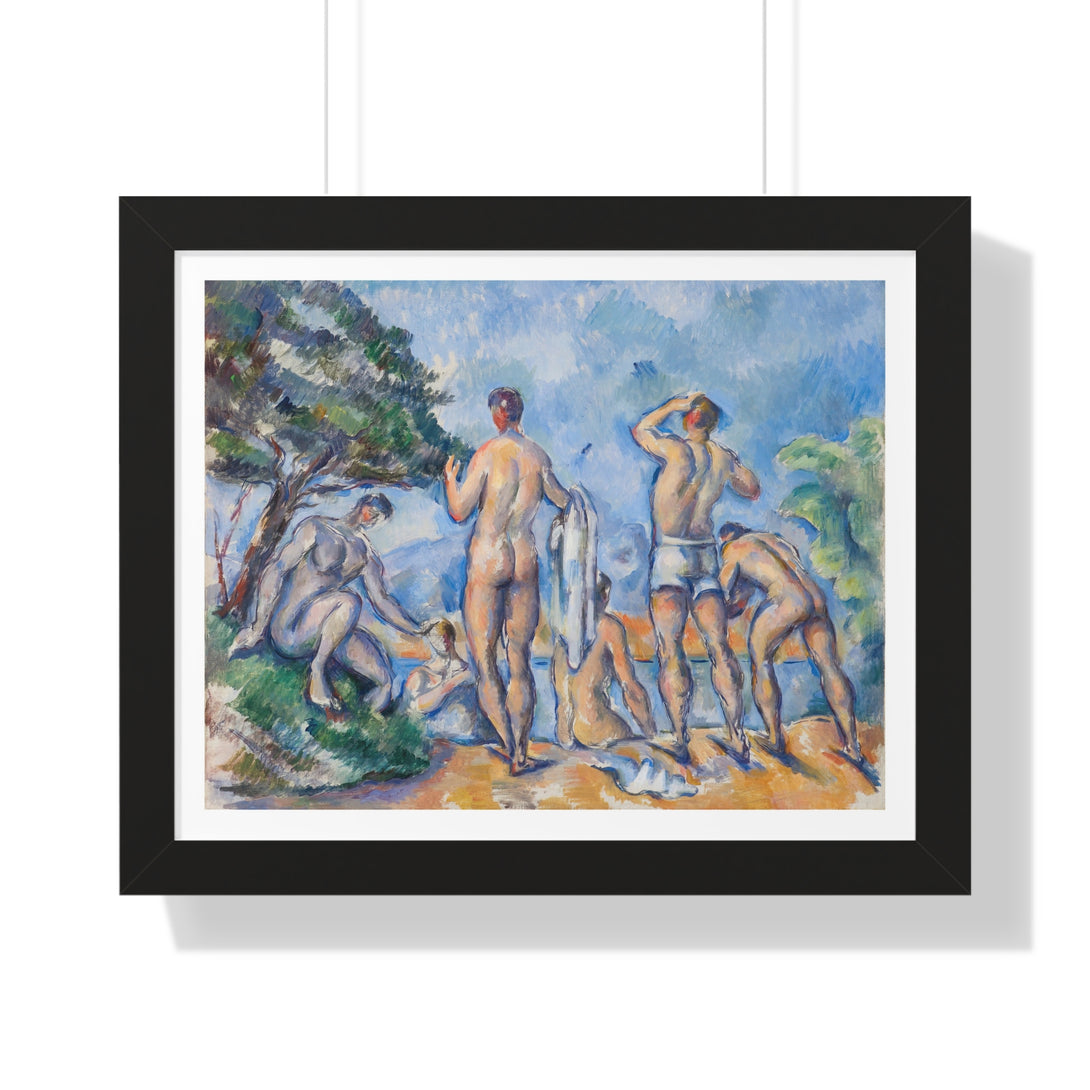 Bathers by Paul Cézanne - Framed Print - Zapista