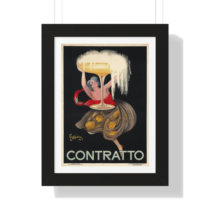 Contratto by Leonetto Cappiello - Framed Print - Zapista