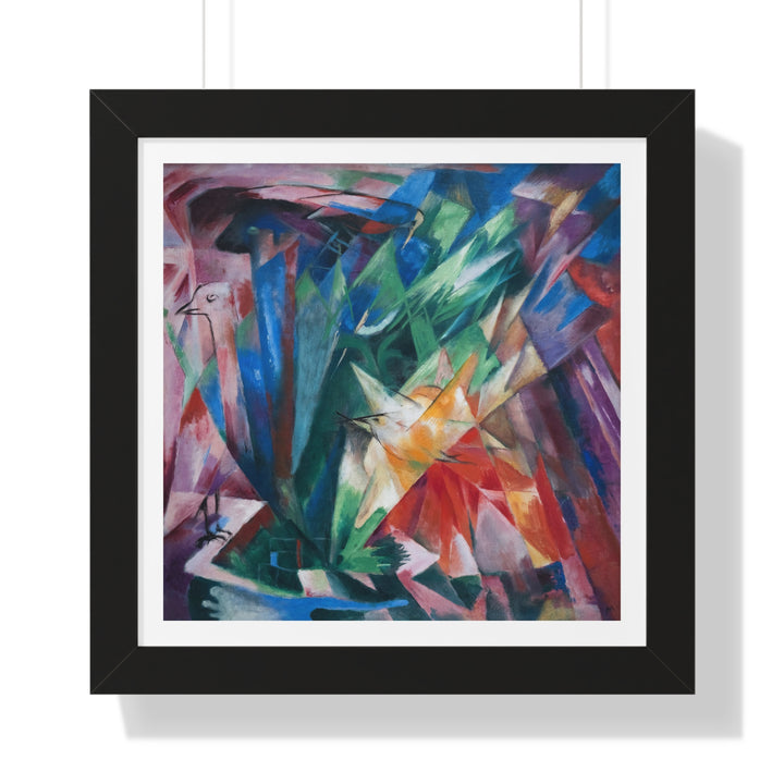 Birds (Vögel) by Franz Marc - Framed Print - Zapista