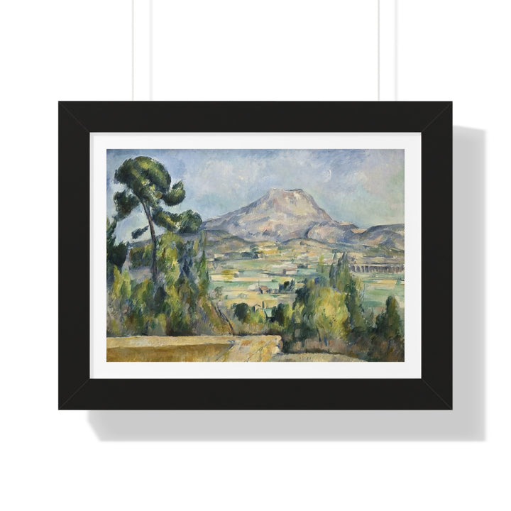 Montagne Saint-Victoire by Paul Cézanne - Framed Print - Zapista