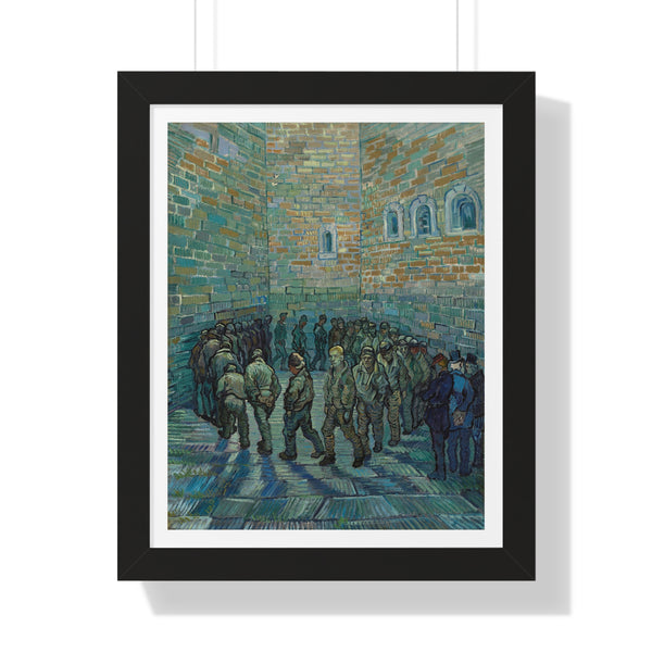 Prisoners Exercising - Framed Print