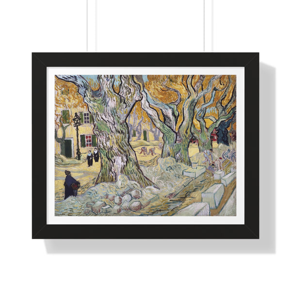 The Road Menders - Framed Print