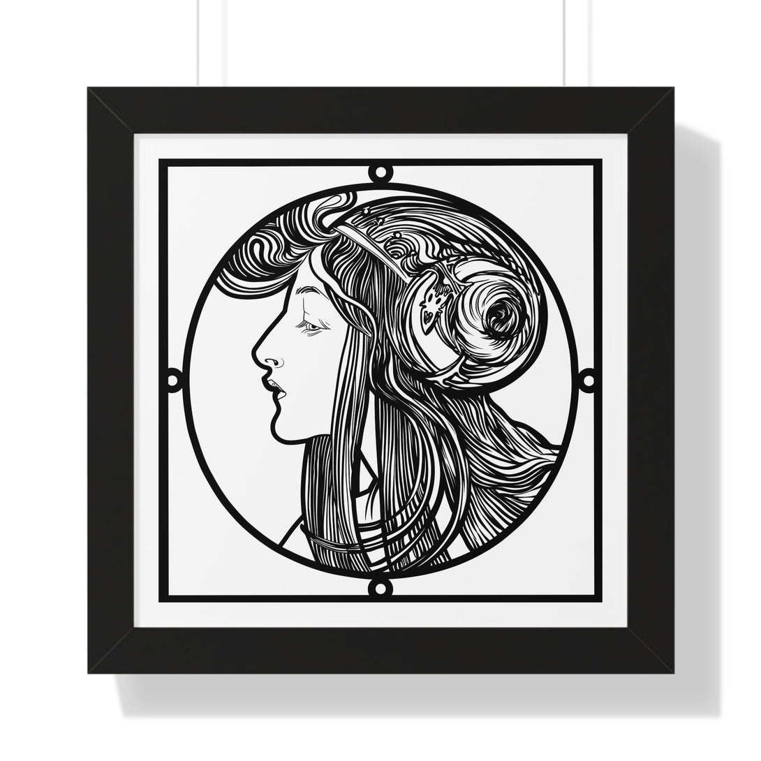 Grace in Profile - Framed Print - Zapista