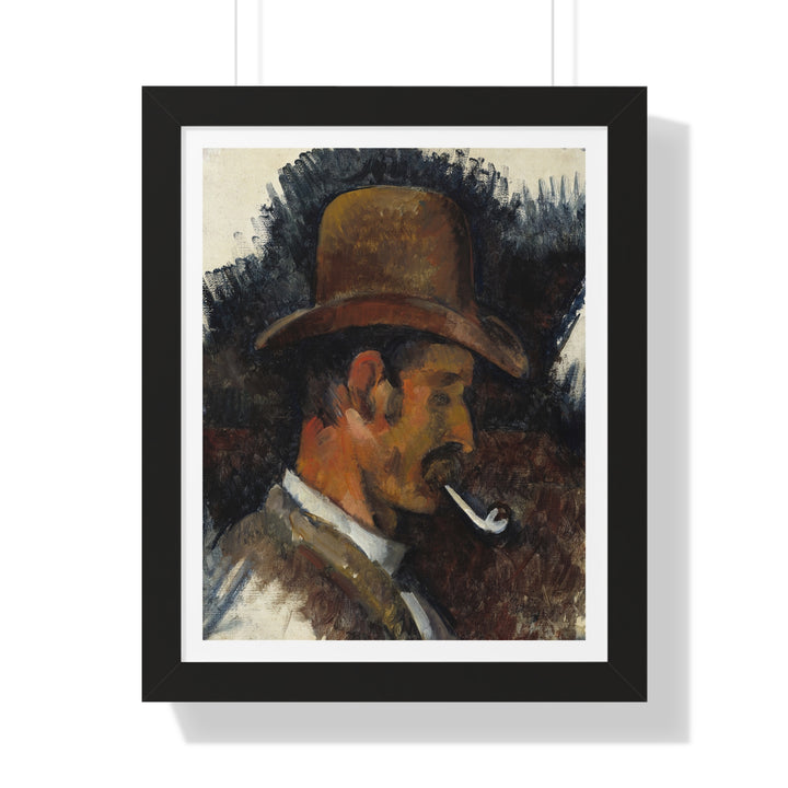 Man with Pipe by Paul Cézanne - Framed Print - Zapista