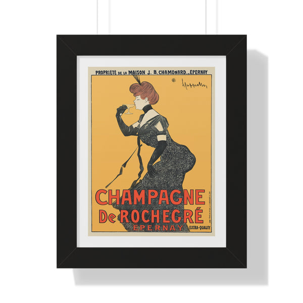 Champagne De Rochegre by Leonetto Cappiello - Framed Print - Zapista