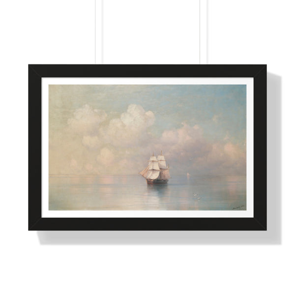 Calm Seas by Ivan Aivazovsky - Framed Print - Zapista