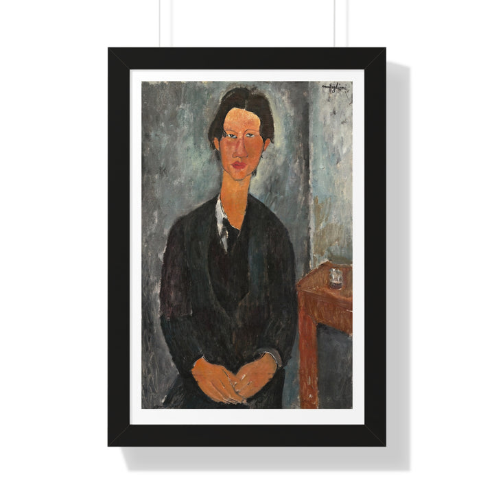 Chaim Soutine by Amedeo Modigliani - Framed Print - Zapista