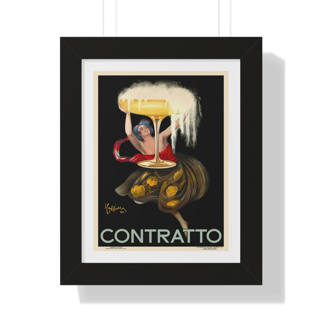 Contratto by Leonetto Cappiello - Framed Print - Zapista