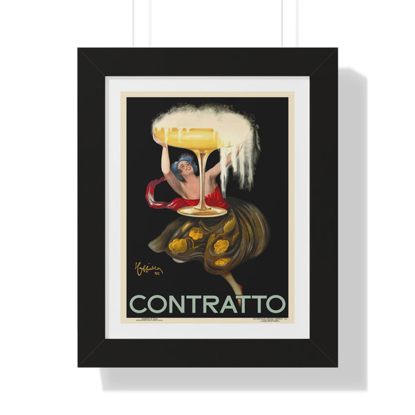 Contratto by Leonetto Cappiello - Framed Print - Zapista