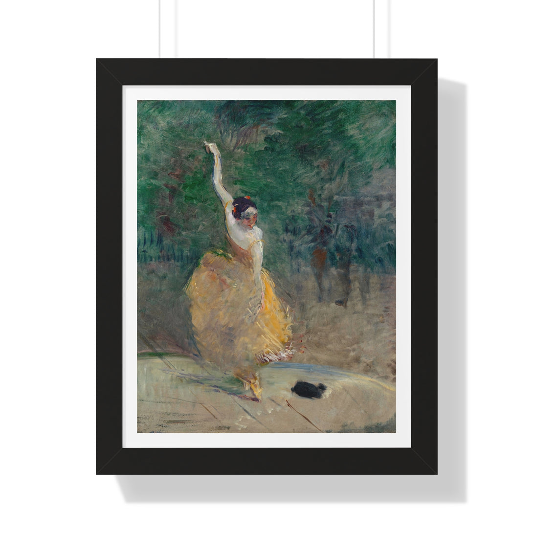 Spanish Dancer by Henri de Toulouse-Lautrec - Framed Print - Zapista