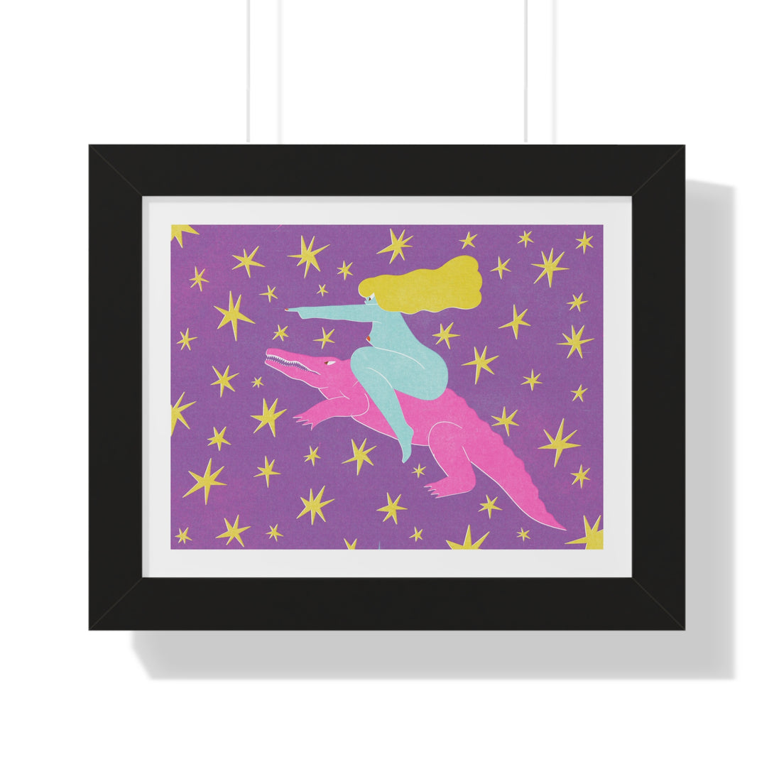 Starry Ride - Framed Print - Zapista