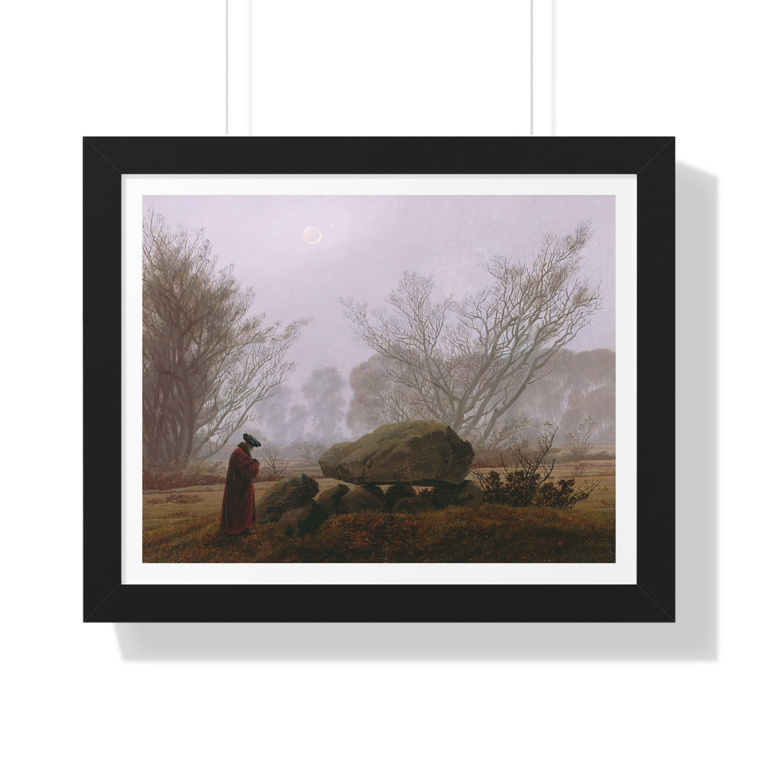 Walk at Dusk by Caspar David Friedrich - Framed Print - Zapista