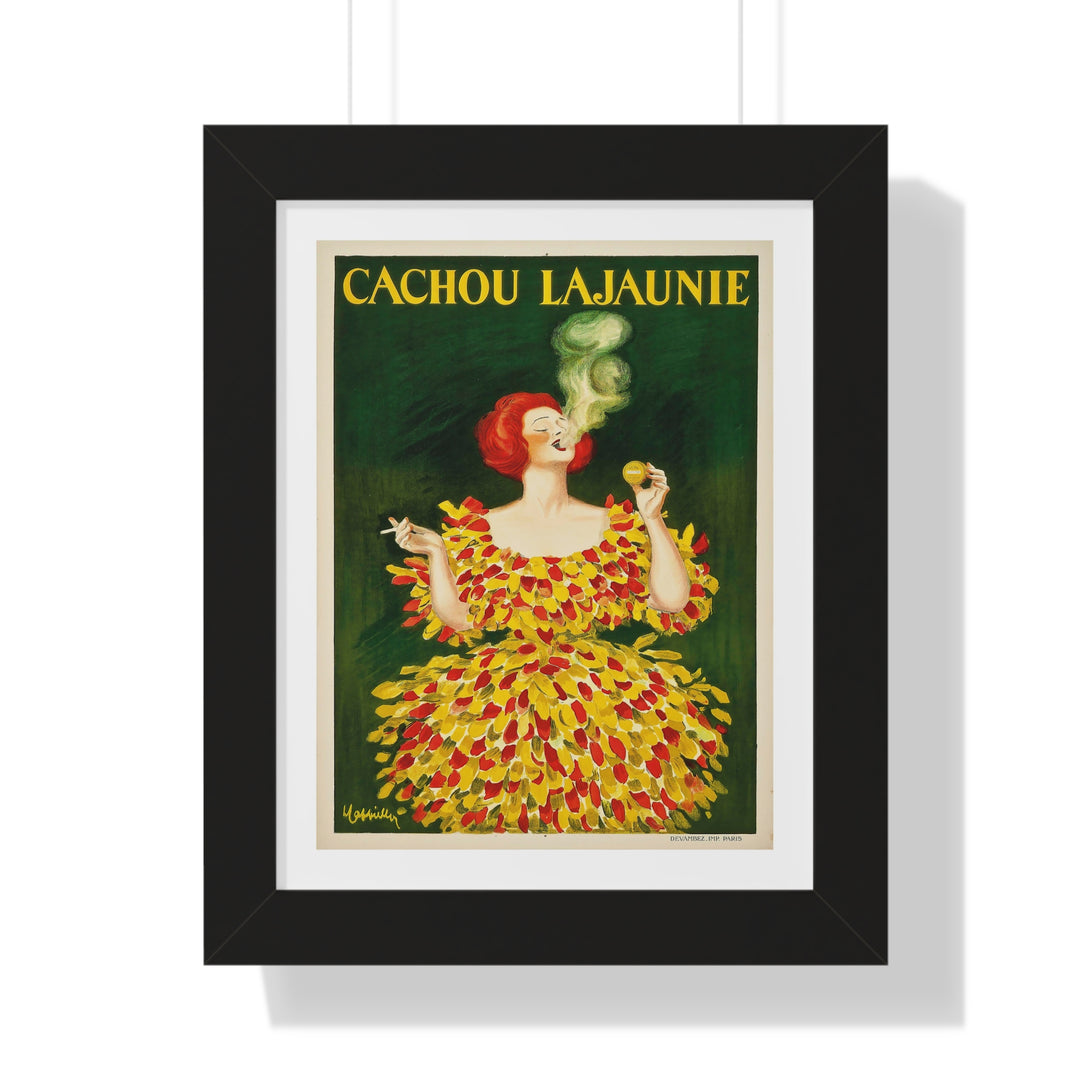 Cachou Lajaunie by Leonetto Cappiello - Framed Print - Zapista