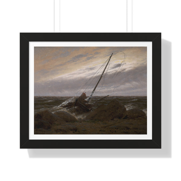 After the Storm by Caspar David Friedrich - Framed Print - Zapista