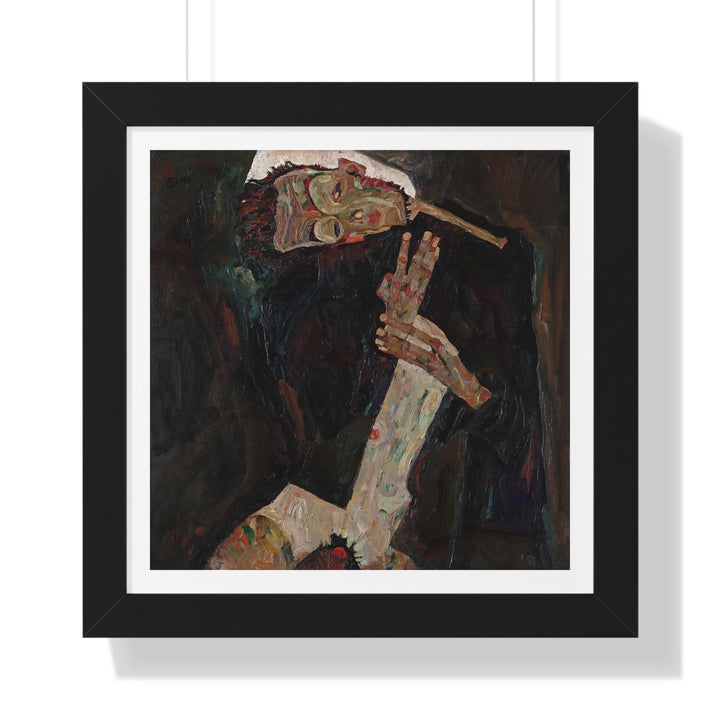 The Lyricist by Egon Schiele - Framed Print - Zapista