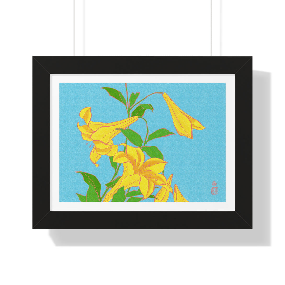 Pop Art Lilies - Framed Print - Zapista