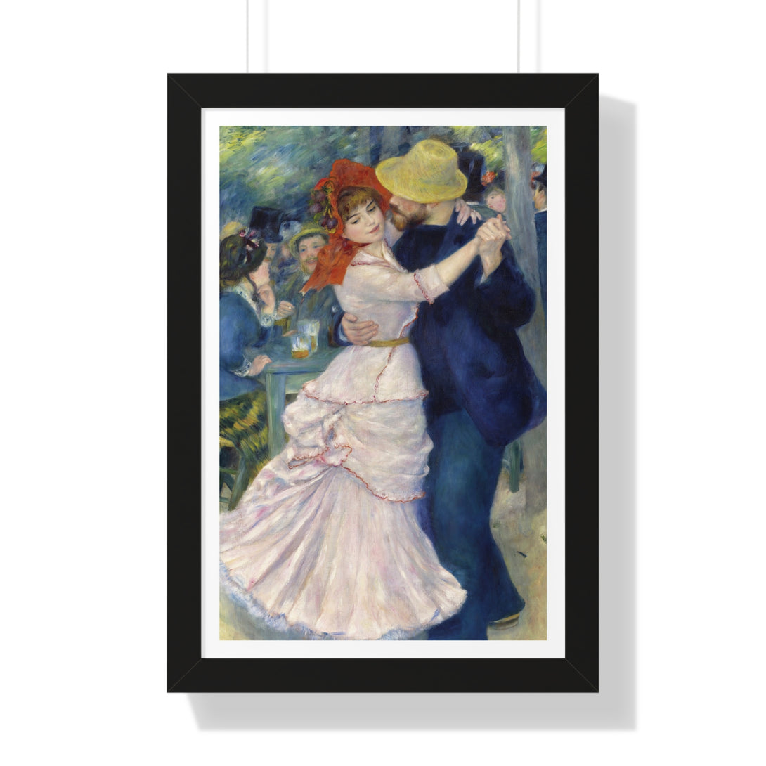 Dance at Bougival by Pierre-Auguste Renoir - Framed Print - Zapista