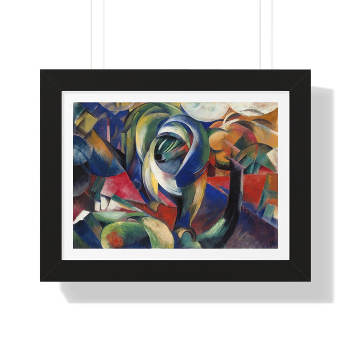 Mandrill by Franz Marc - Framed Print - Zapista