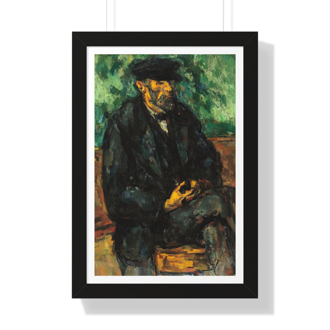 The Gardener Vallier by Paul Cézanne - Framed Print - Zapista