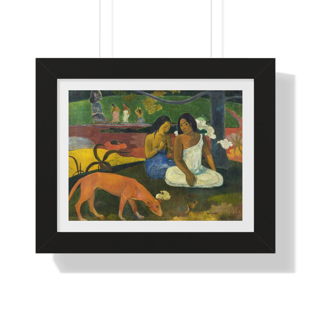 Arearea (Joyousness) by Paul Gauguin - Framed Print - Zapista