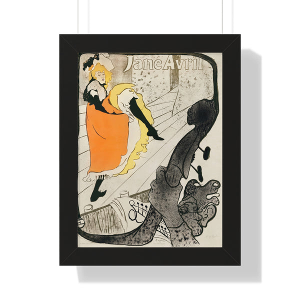 Jane Avril by Henri de Toulouse-Lautrec - Framed Print - Zapista