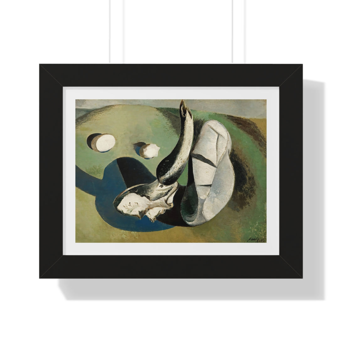 Landscape of Bleached Objects by Paul Nash - Framed Print - Zapista